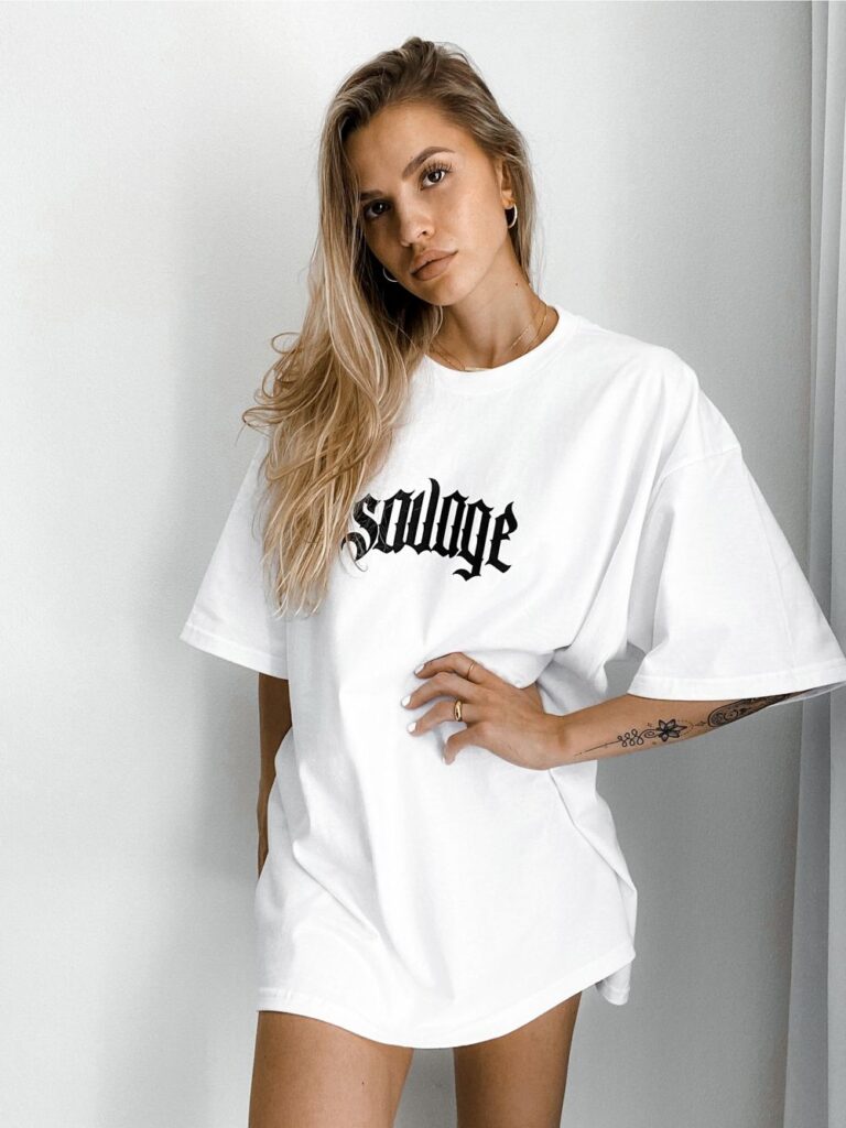 SAVAGE LOGO TEE - WHITE