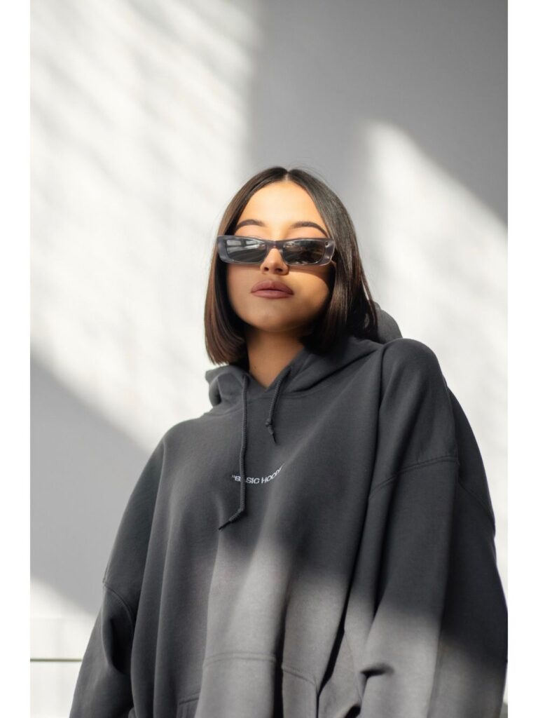 BASIC HOODIE - GREY - Image 3