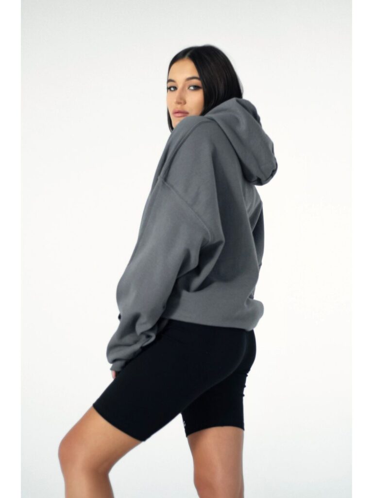 BASIC HOODIE - GREY - Image 9