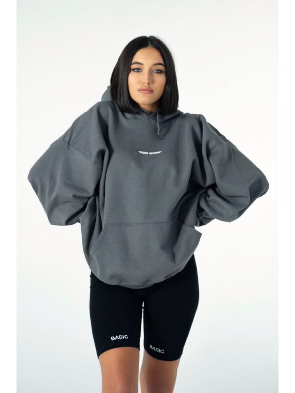 BASIC HOODIE - GREY