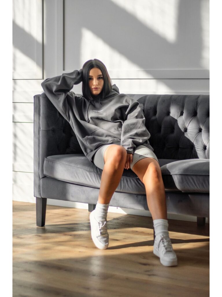 BASIC HOODIE - GREY - Image 6