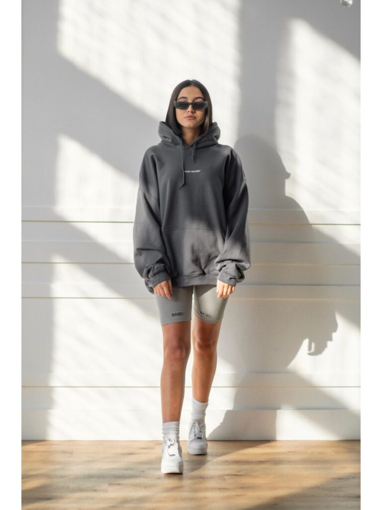 BASIC HOODIE - GREY - Image 5