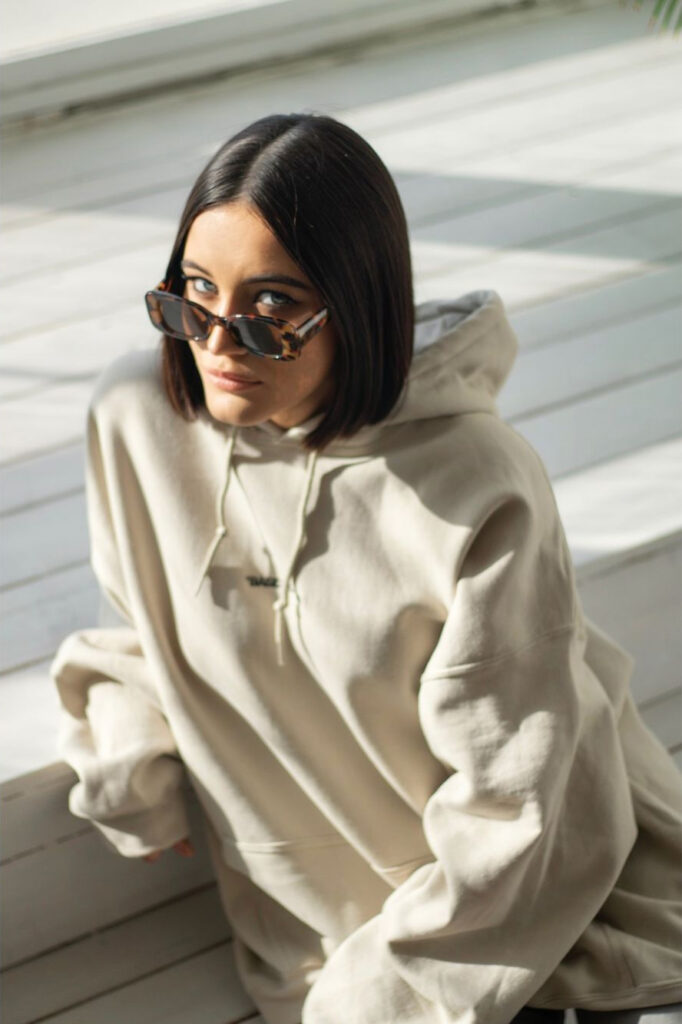 BASIC HOODIE - SAND - Image 7