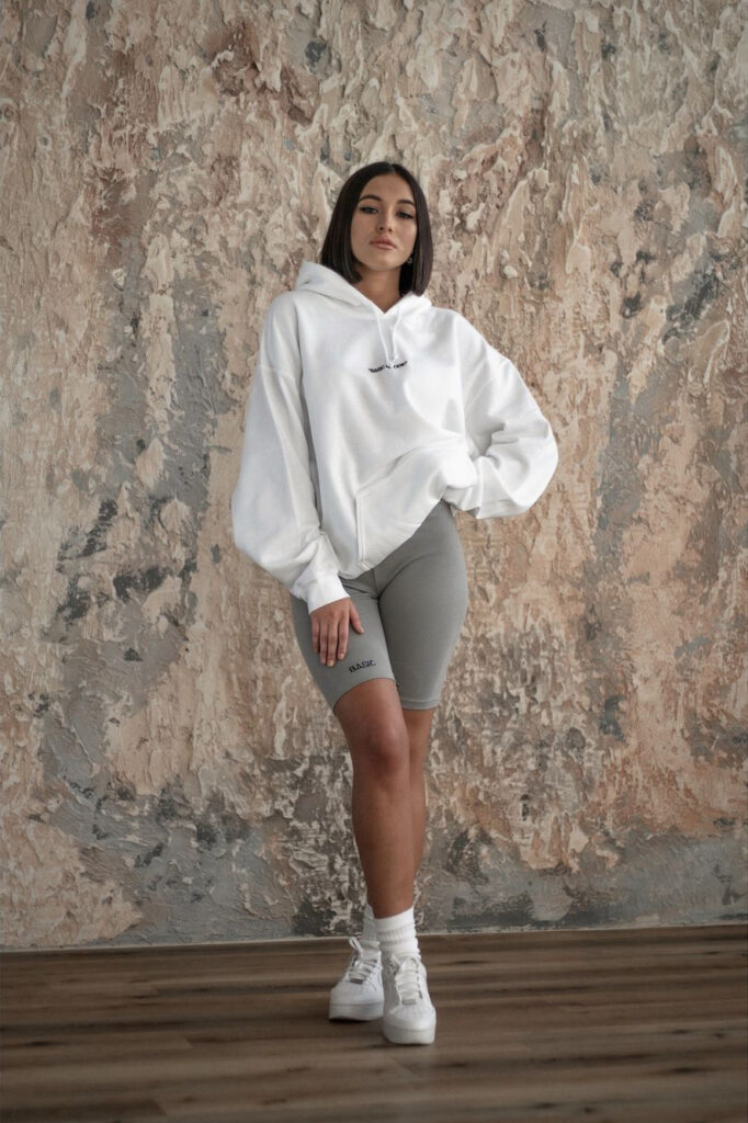 BASIC HOODIE - WHITE - Image 6