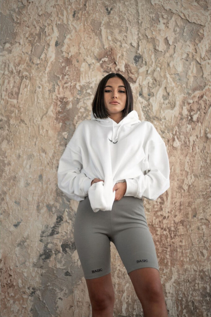 BASIC HOODIE - WHITE - Image 8