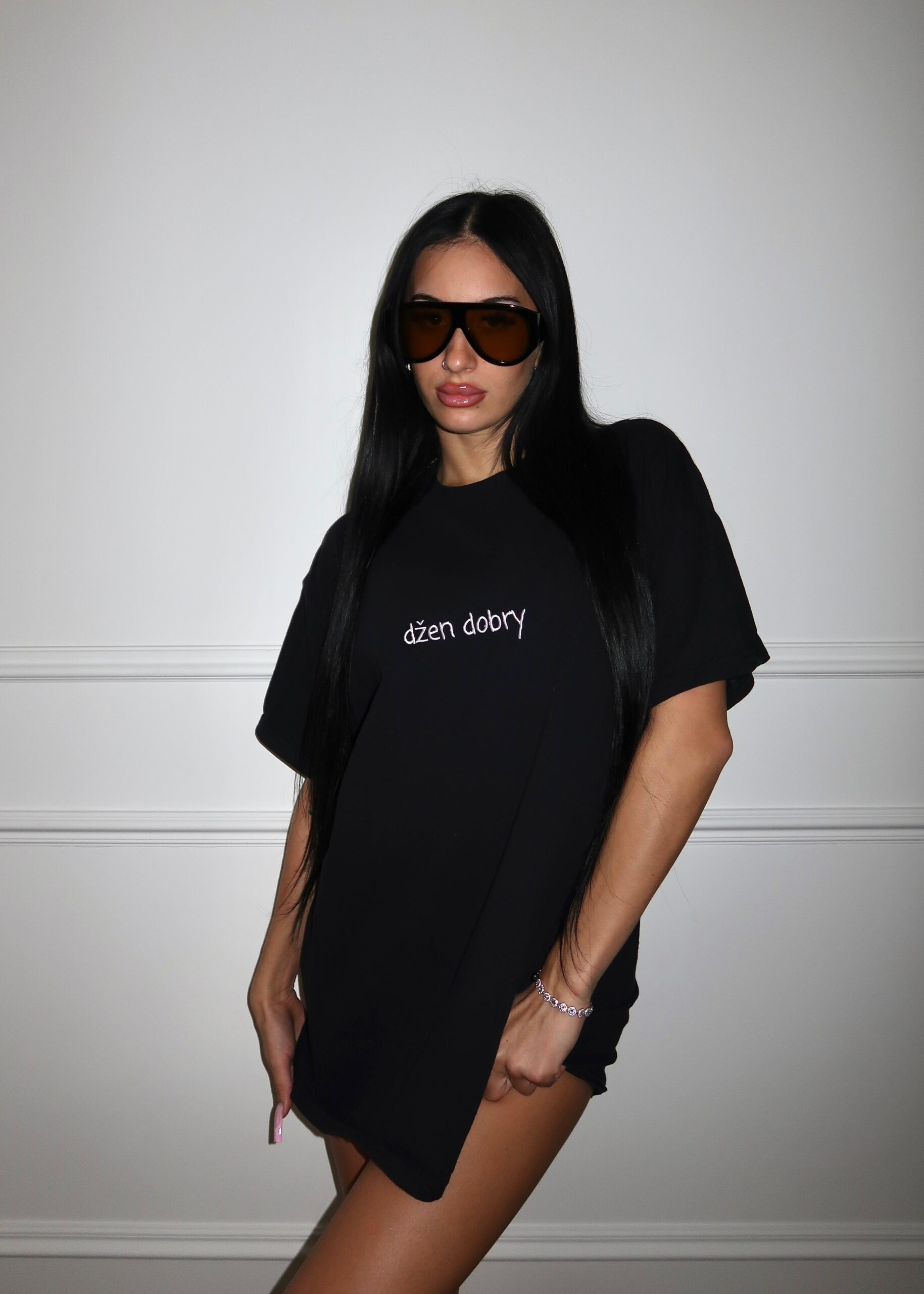 "DŽEN DOBRY" TEE - BLACK – Obrázok 2